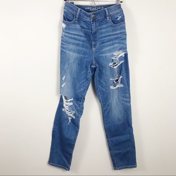 American Eagle | Distressed Hi-Rise Jegging Medium - Picture 5 of 12